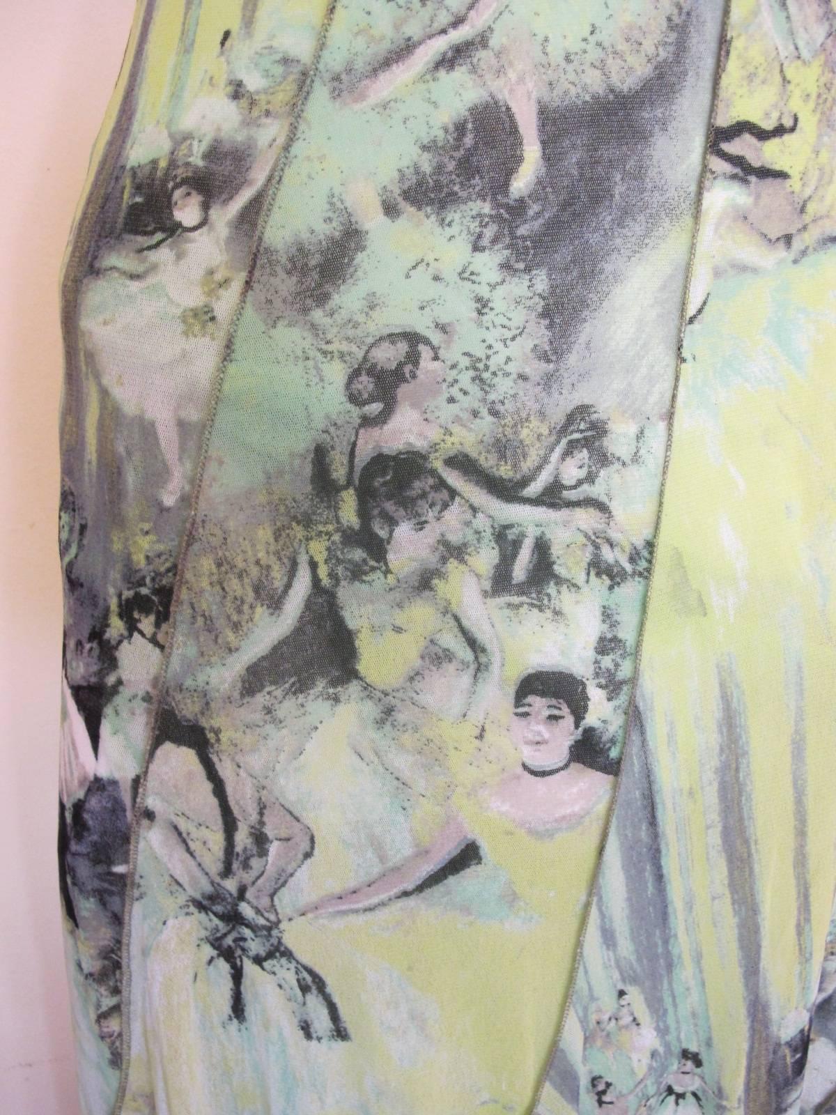 Jean Paul Gaultier Ballerina Theme Umbrella Skirt For Sale 2