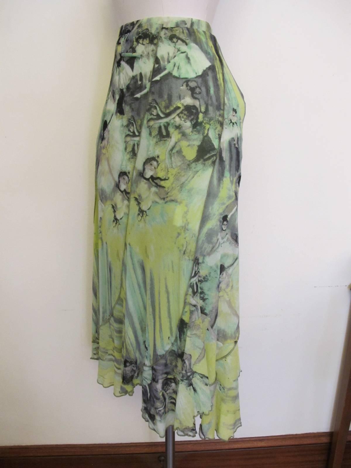 Jean Paul Gaultier Ballerina Theme Umbrella Skirt For Sale 1