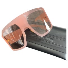 Christian Dior Occhiali da Sole Oversize Rosa Cipria Vintage Y2K