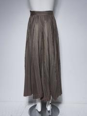 Issey Miyake Oversized Pleated Long Skirt