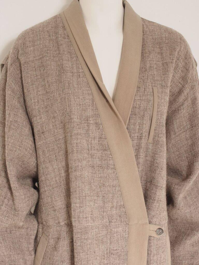 Issey Miyake Obi Wrap Coat For Sale 3