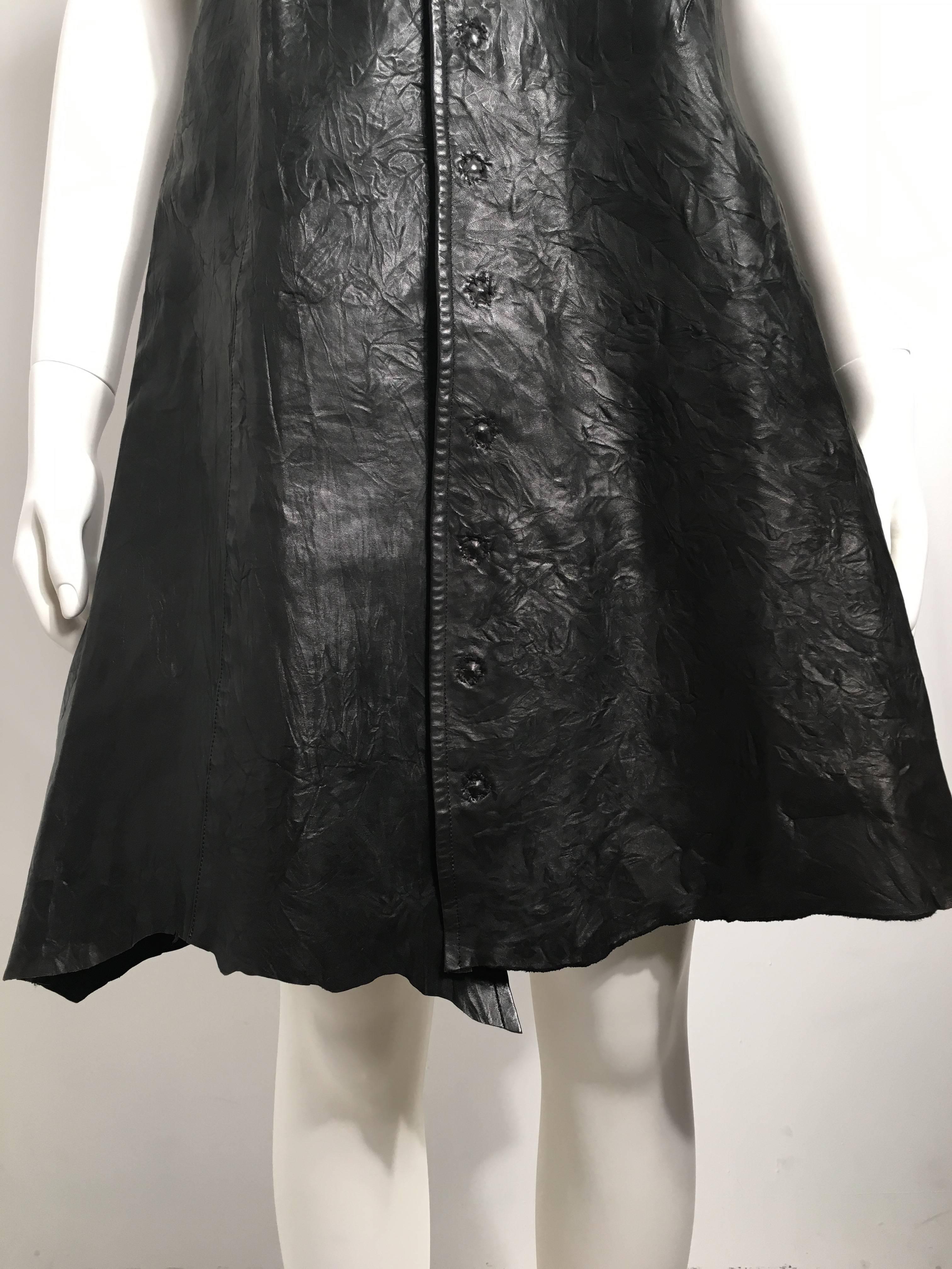 Women's Junya Watanabe Comme des Garcons Leather Dress For Sale