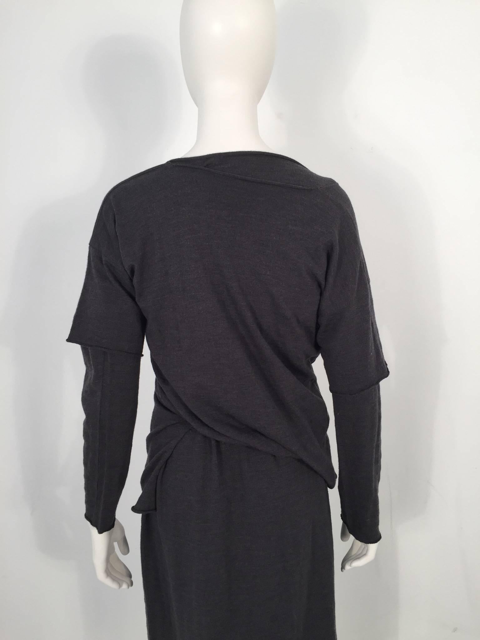 Comme des Garcons tricot Iconic Deconstructed Dress For Sale 1