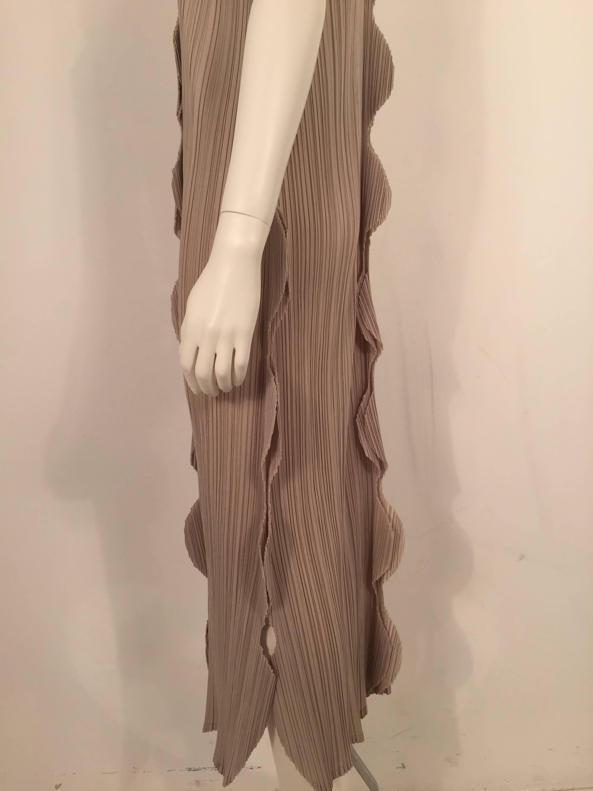 Women's Issey Miyake Pleats Please Vintage Scallop Dress