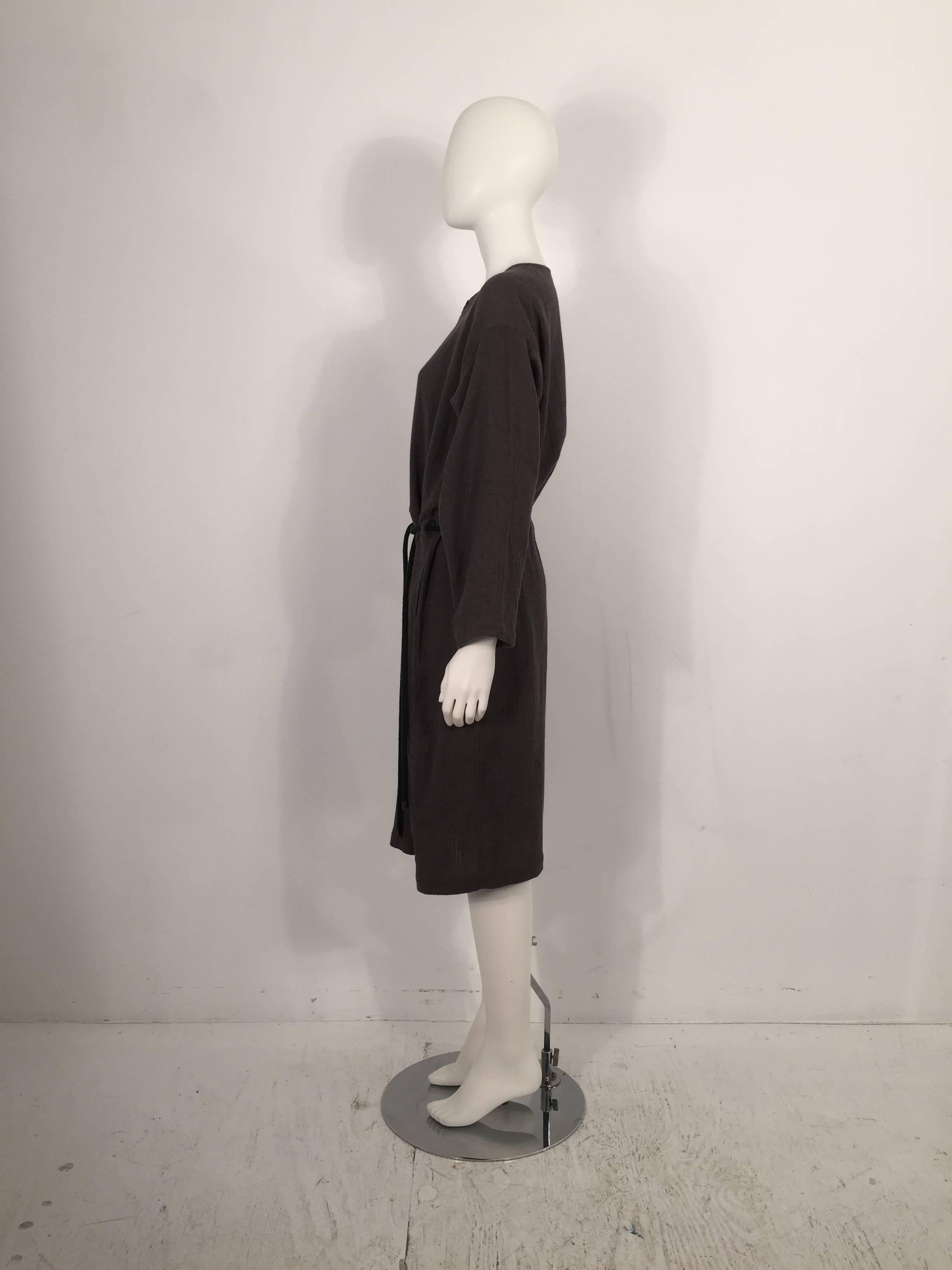 Issey Miyake Plantation Obi Dress In Excellent Condition For Sale In New York, NY