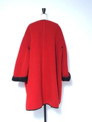 Hermes Oversized Reversible Wool Open-Front Coat