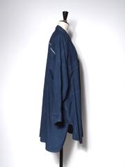 Issey Miyake Plantation Denim Button Down Top