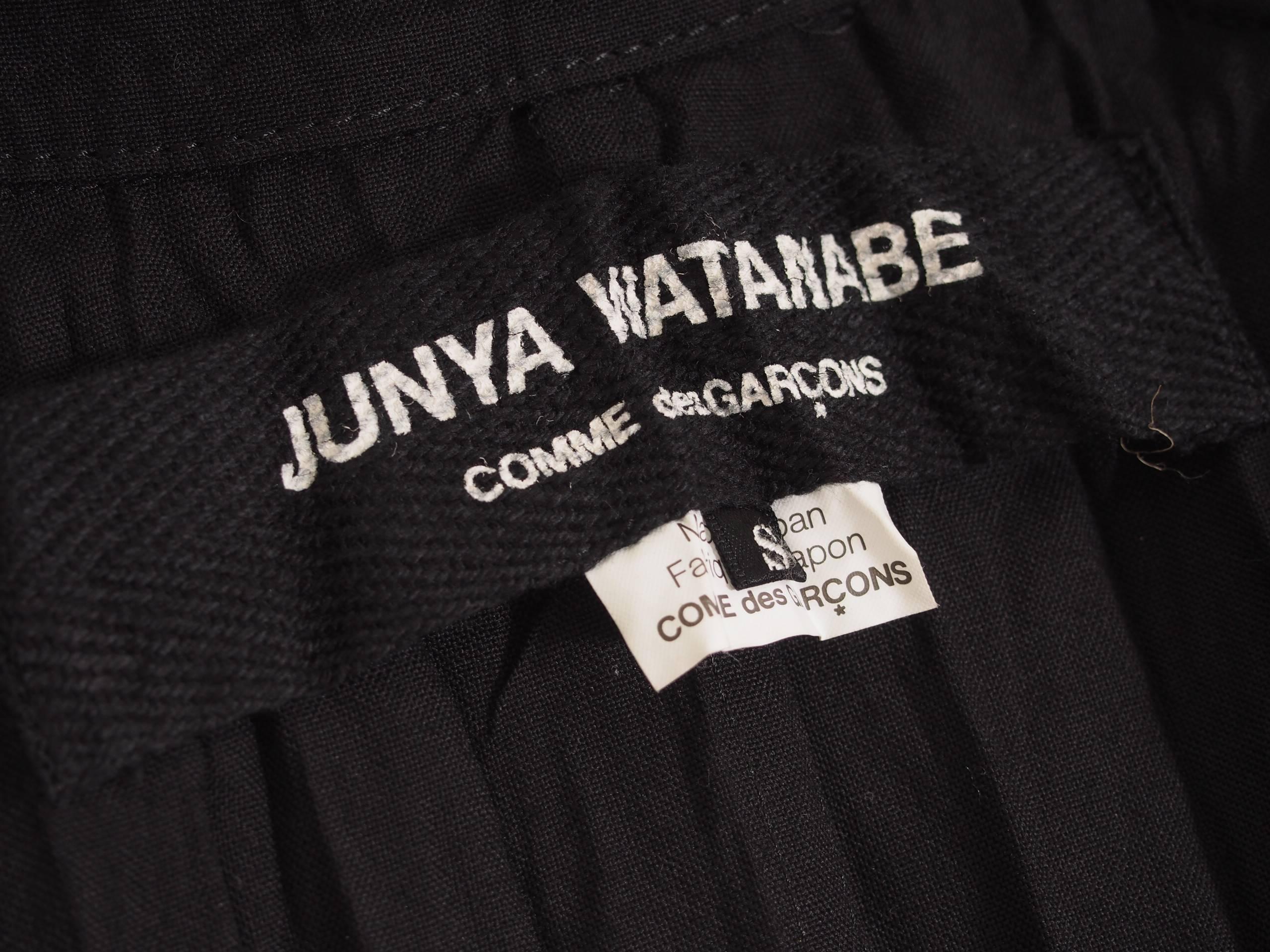 Junya Watanabe Comme des Garçons Belted Crinkle Jacket For Sale 1