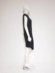Comme des Garçons Accordion Pleat Asymmetric Hemline Dress