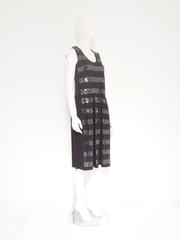 Tricot Comme des Garçons Black Jersey & Sequin Tank Dress
