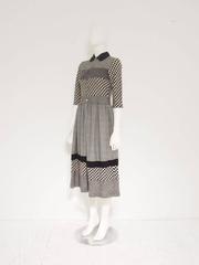 Comme des Garçons Tricot Multi-Panel Print Dress