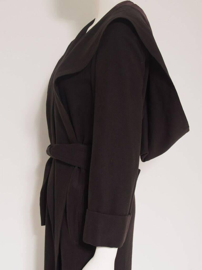 Issey Miyake Iconic Oversized Suede Hood Jacket For Sale 1