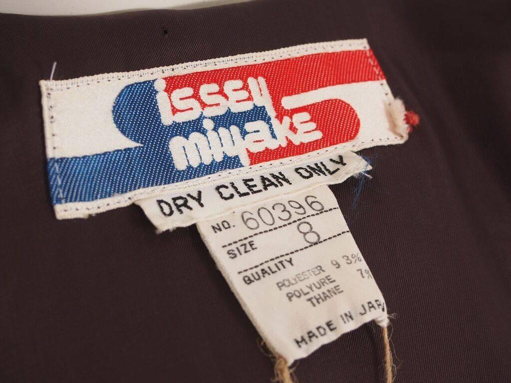 Issey Miyake Iconic Oversized Suede Hood Jacket For Sale 4
