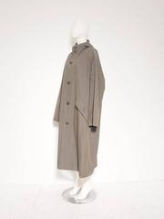 Issey Miyake Oversized Hooded Trench Coat