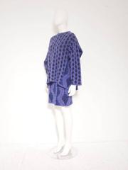 Issey Miyake Multi-Print Top & Skirt Set