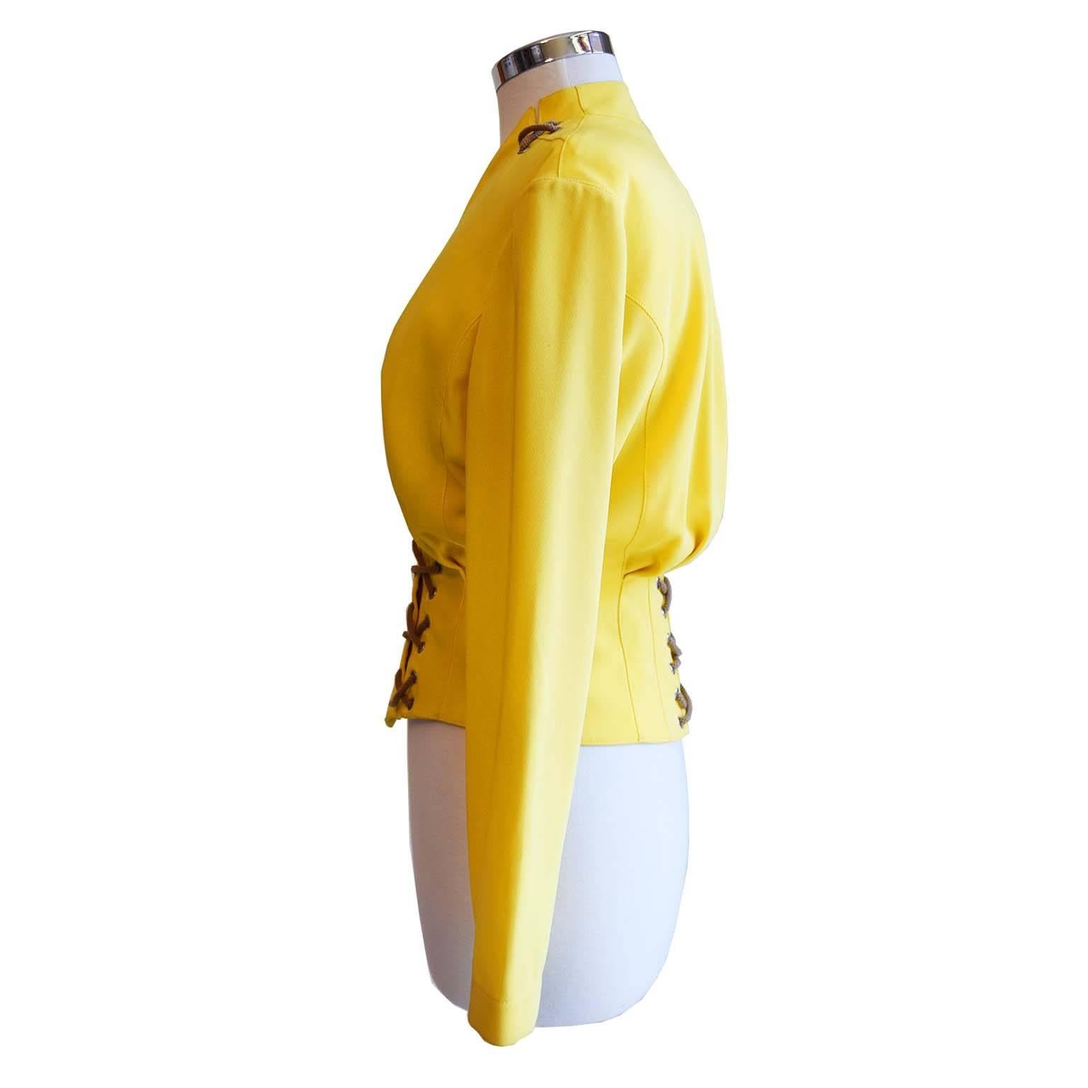 canary yellow jacket