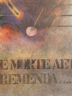 Litografía de edición limitada de un artista británico. Tom Phillips (1937-2022).