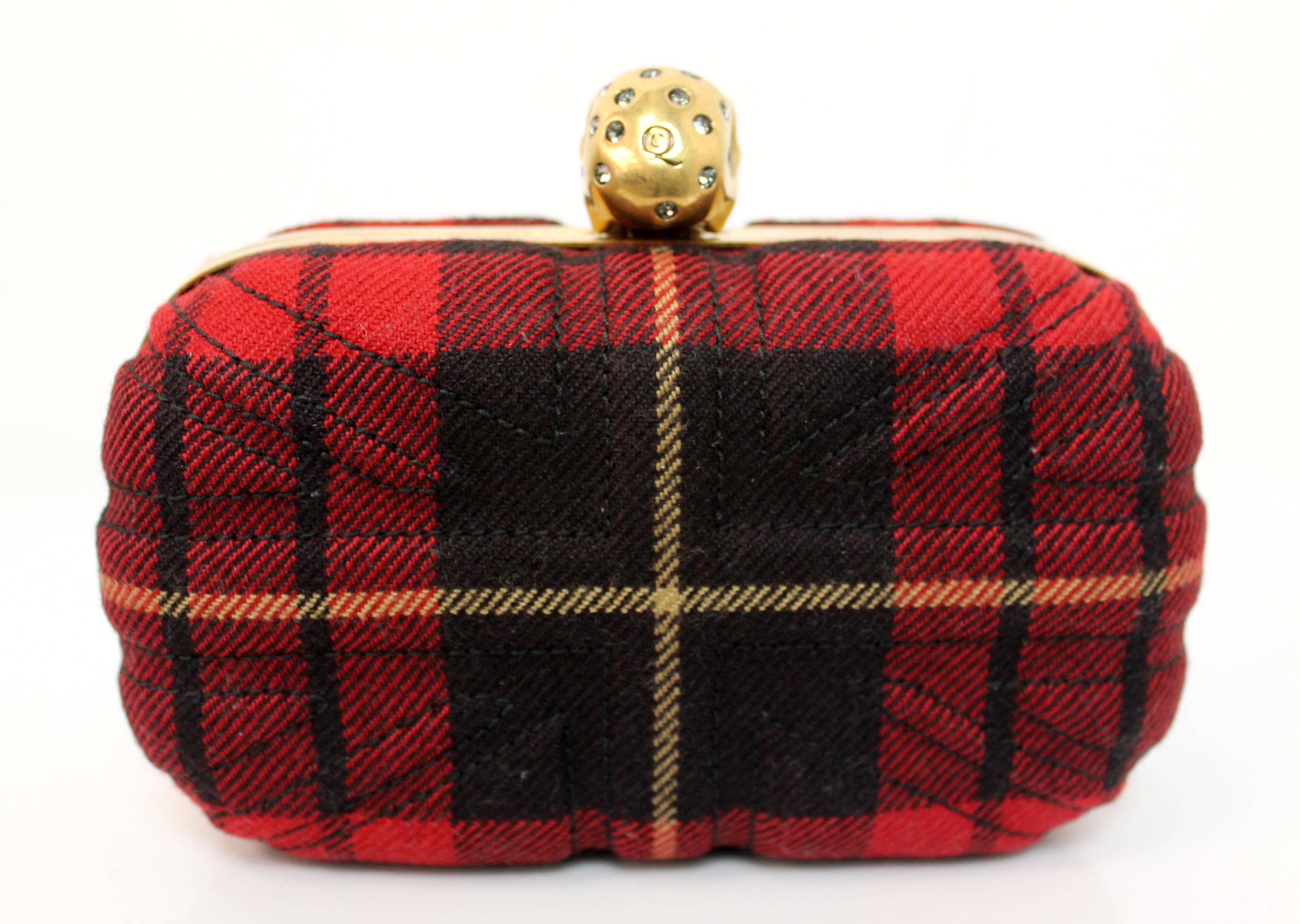 british tartan purse