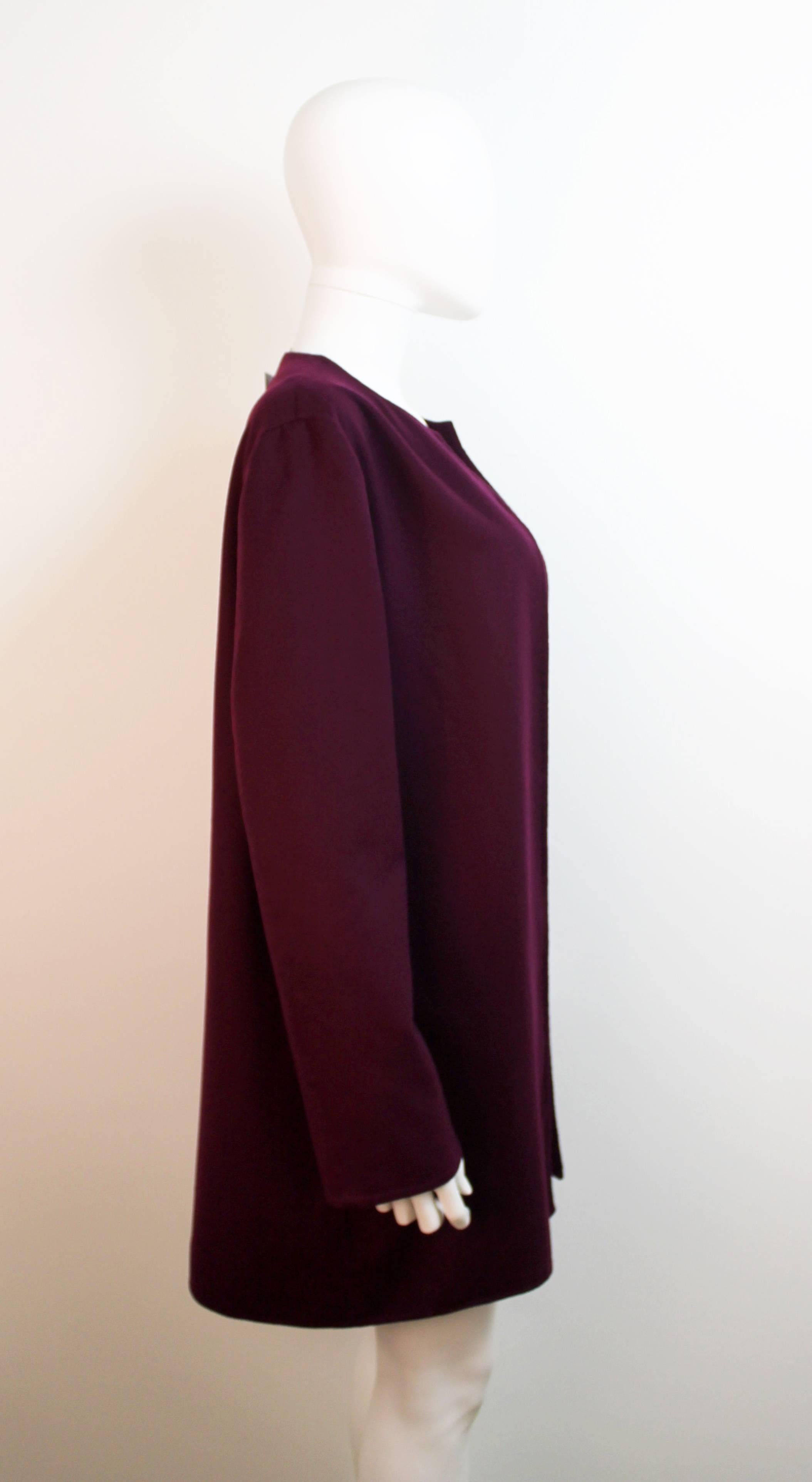 purple jacket cashmere