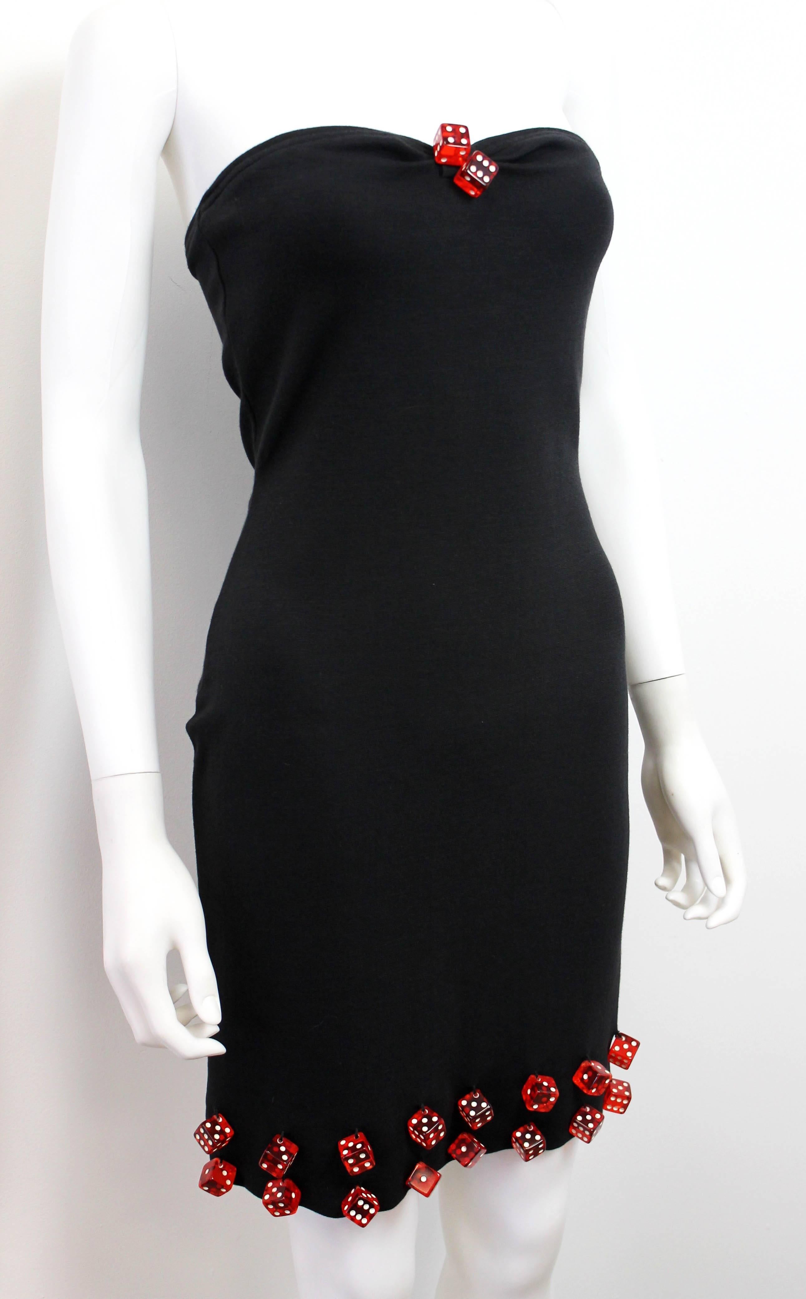 Patrick Kelly Dice Dress c. 1988 In Excellent Condition For Sale In London, GB