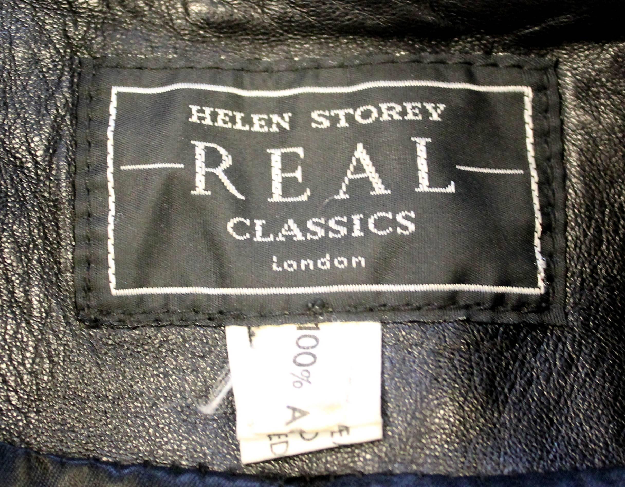 Giacca in pelle impreziosita Helen Storey Real Classics 2