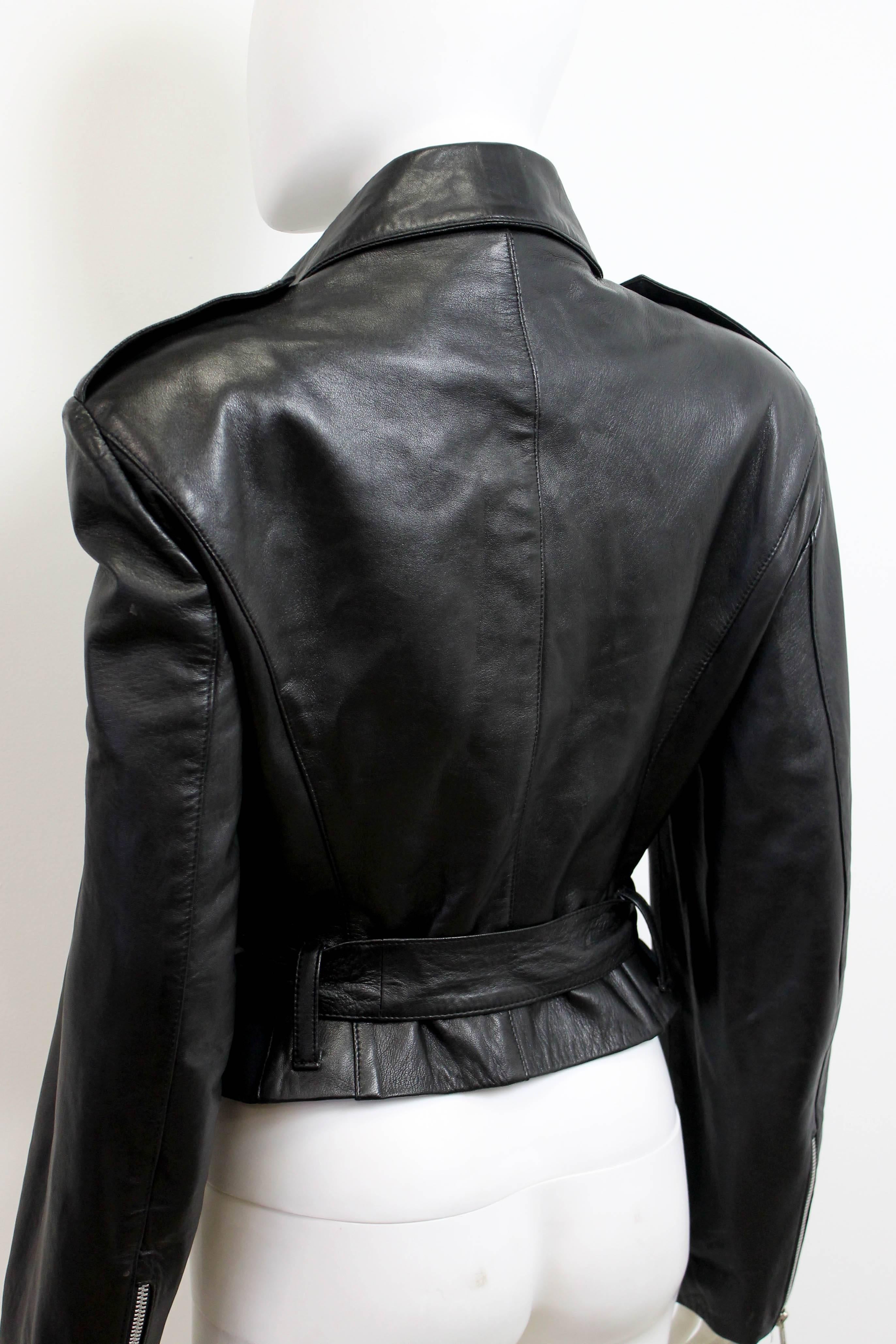 Donna Giacca in pelle impreziosita Helen Storey Real Classics