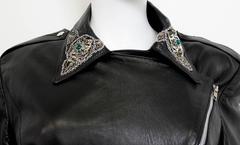 Helen Storey Real Classics Embellished Leather jacket