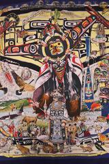 Hermes Kermit Oliver “Tsitsika” or ‘Les Indiens de la Côte Pacifique’ Silk Scarf