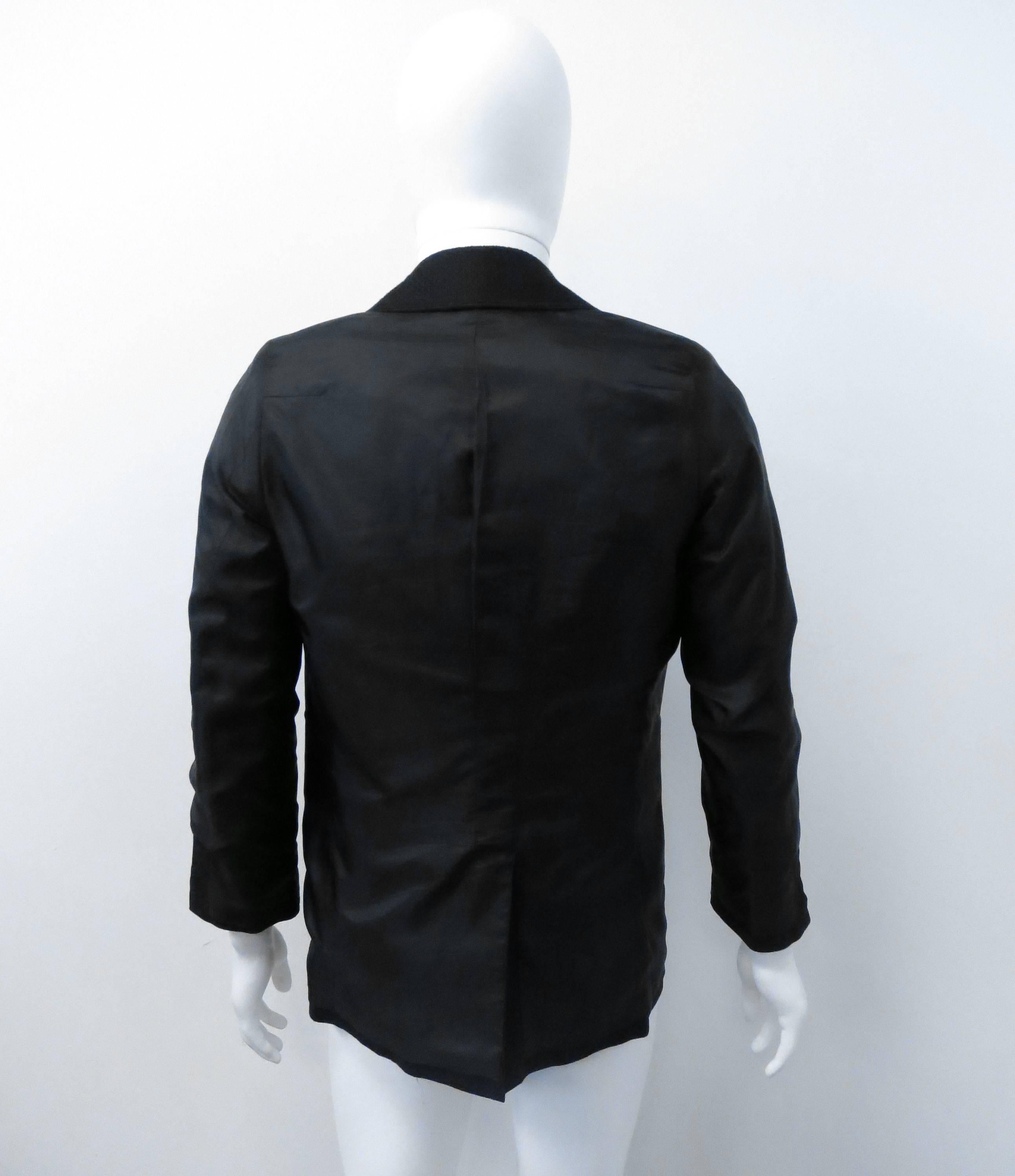 Men's Raf Simons Black Reversible Lining Jacket 