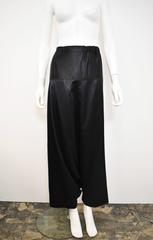Shirin Guild Black Silk Harem pants