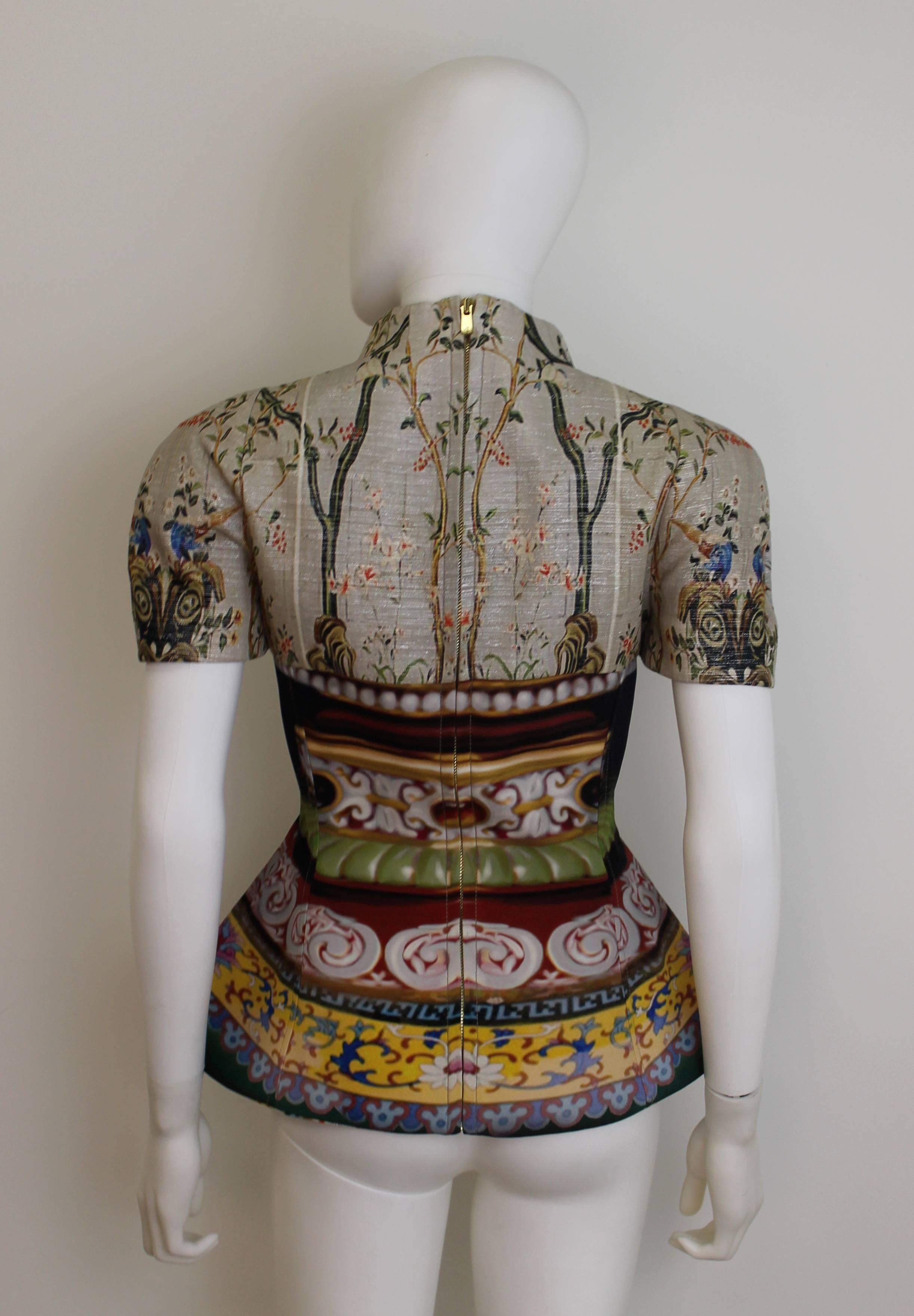 Mary Katrantzou AW 2011 Printed Runway Top 1