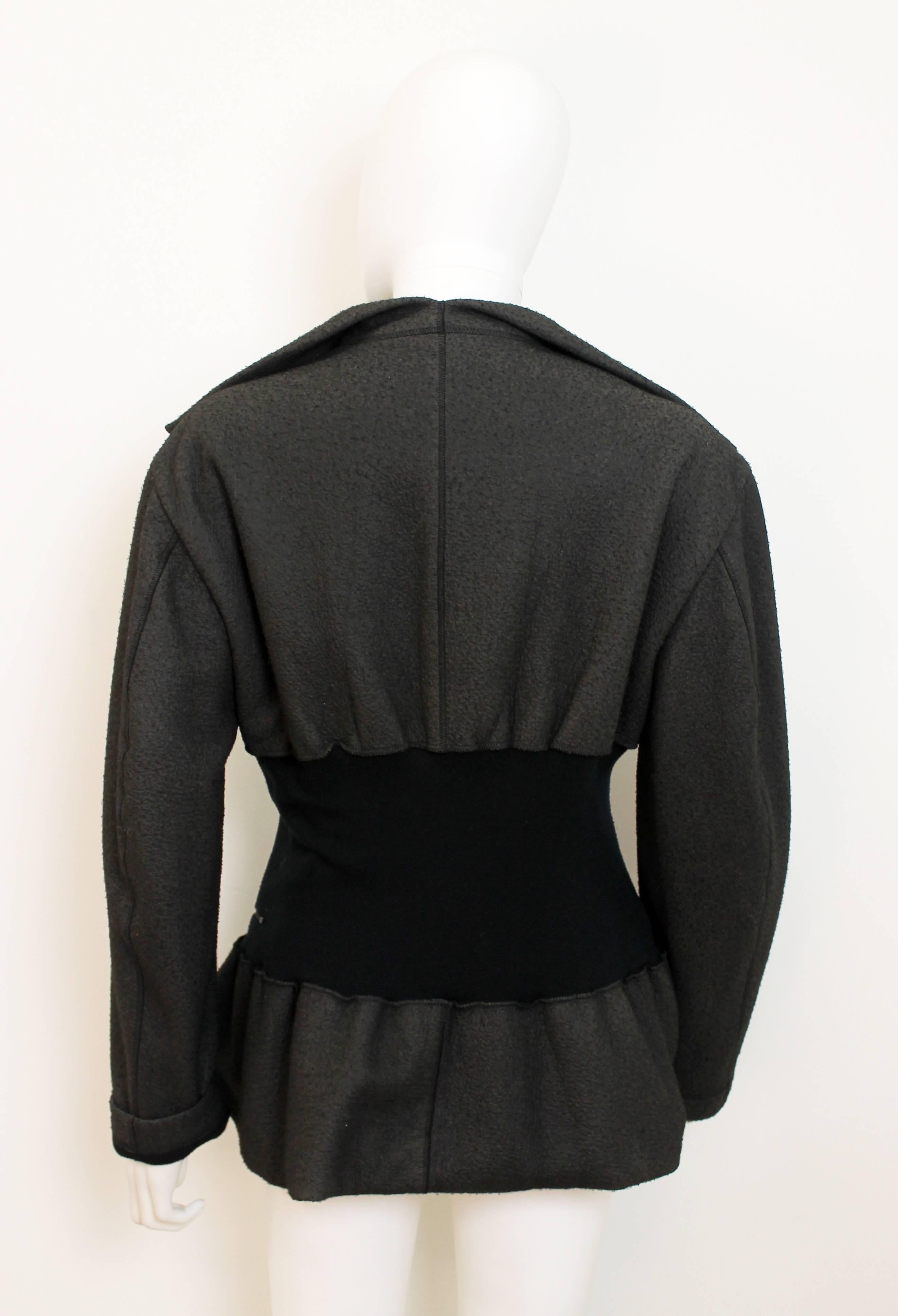 Black Issey Miyake AW 1999 Waistband Jacket