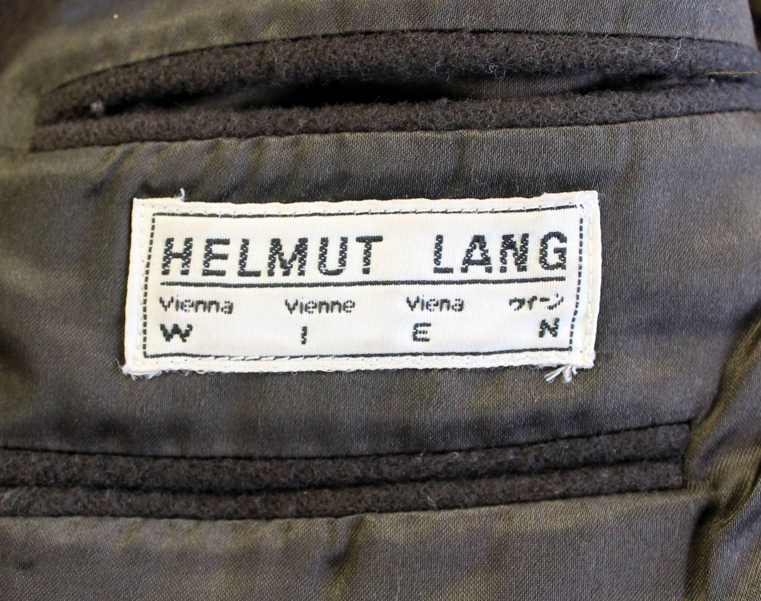 1980's Helmut Lang Fringe Wool Jacket 1