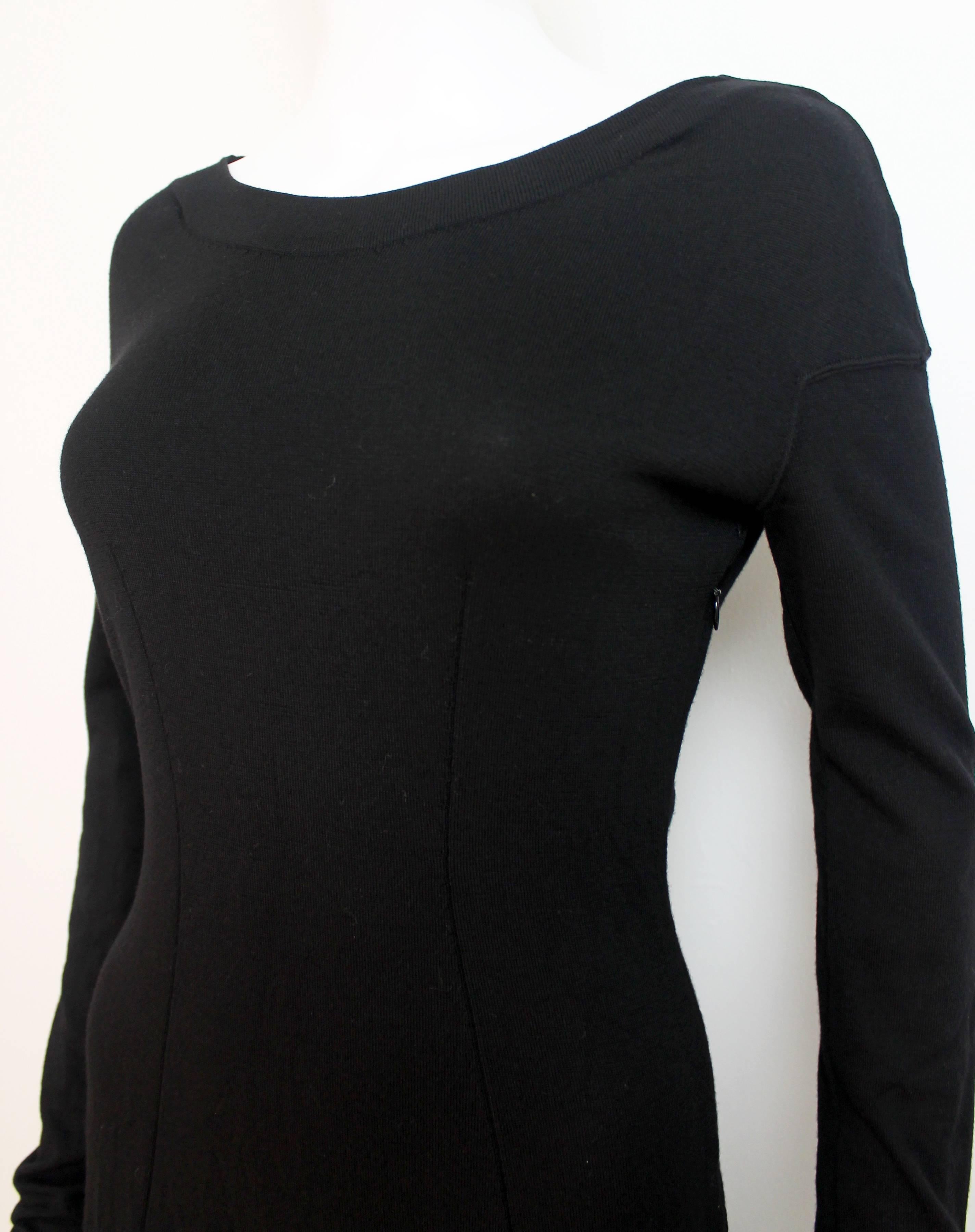 Women's Alaia Black Knit Dress