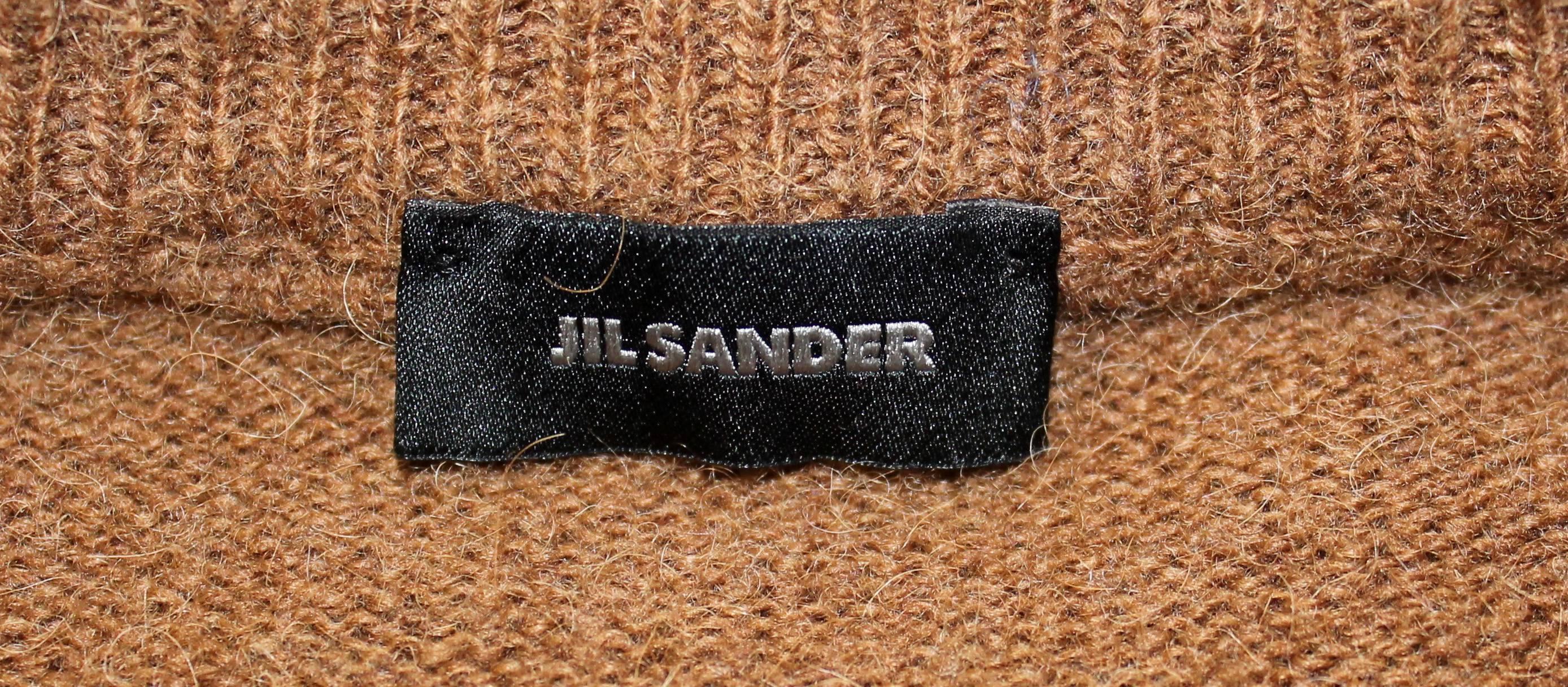 Jil Sander AW 2012 Brown Dinosaur Jumper In Excellent Condition In London, GB