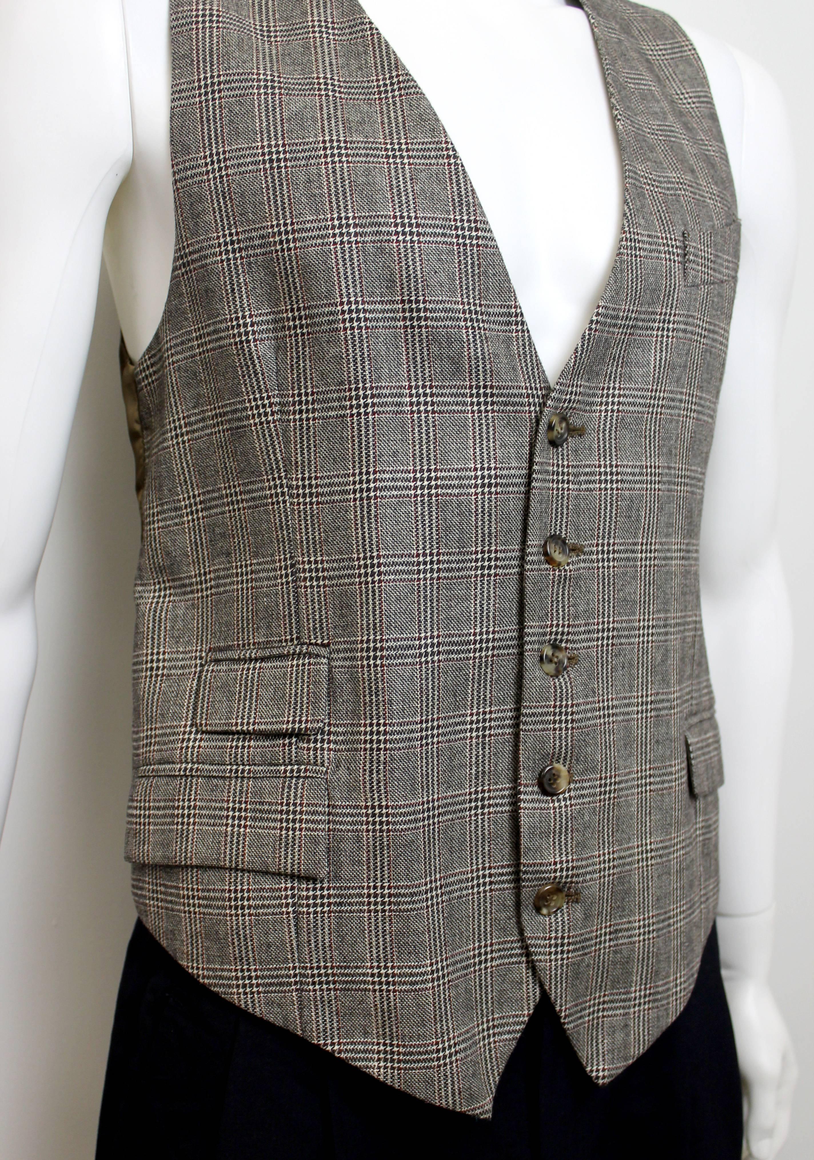 Alexander McQueen AW 2006 Checked Blazer and Waistcoat In Excellent Condition In London, GB