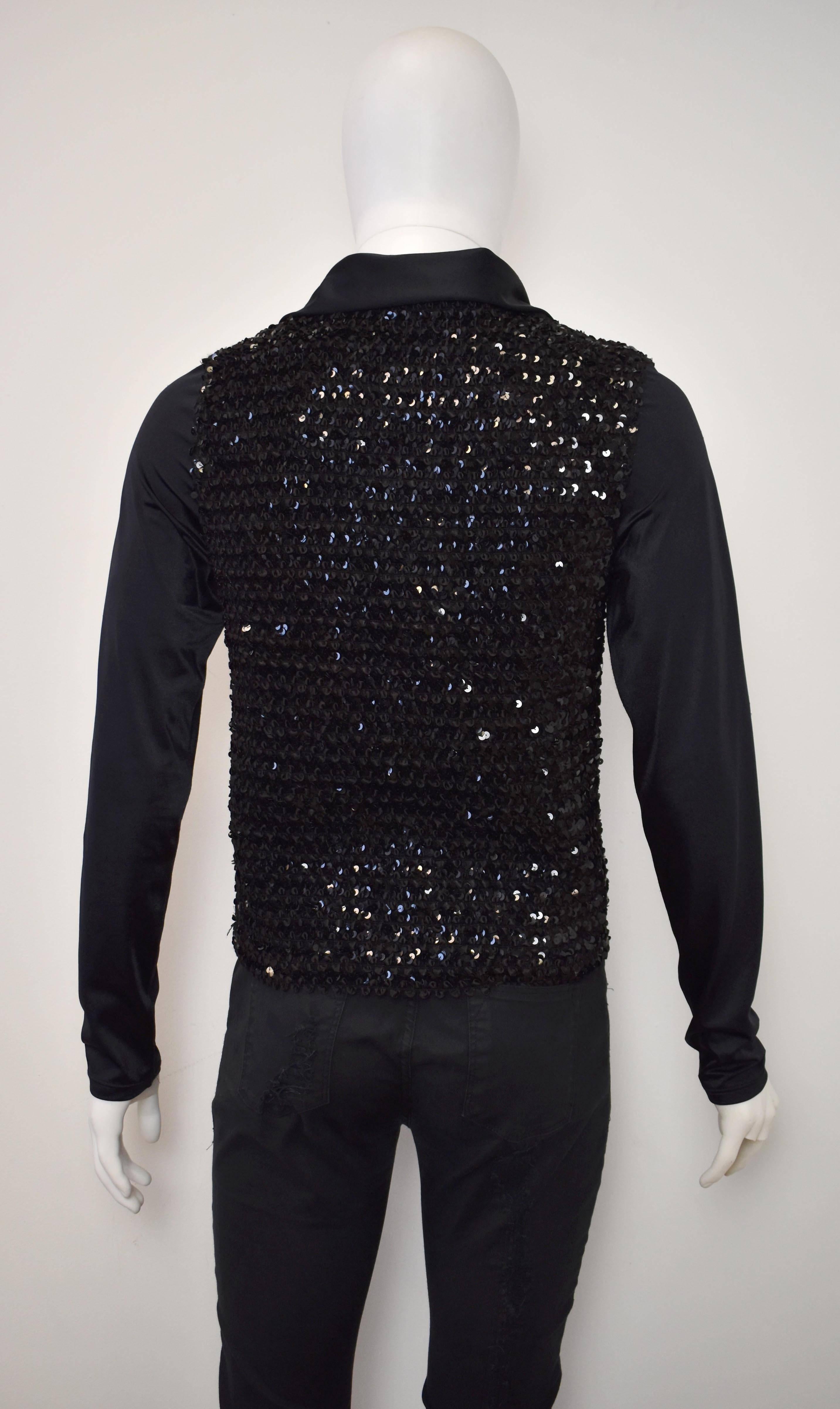 1980s Jean-Paul Gaultier - Junior Mens Glam Rock style stretch sequin & spandex In Fair Condition In London, GB