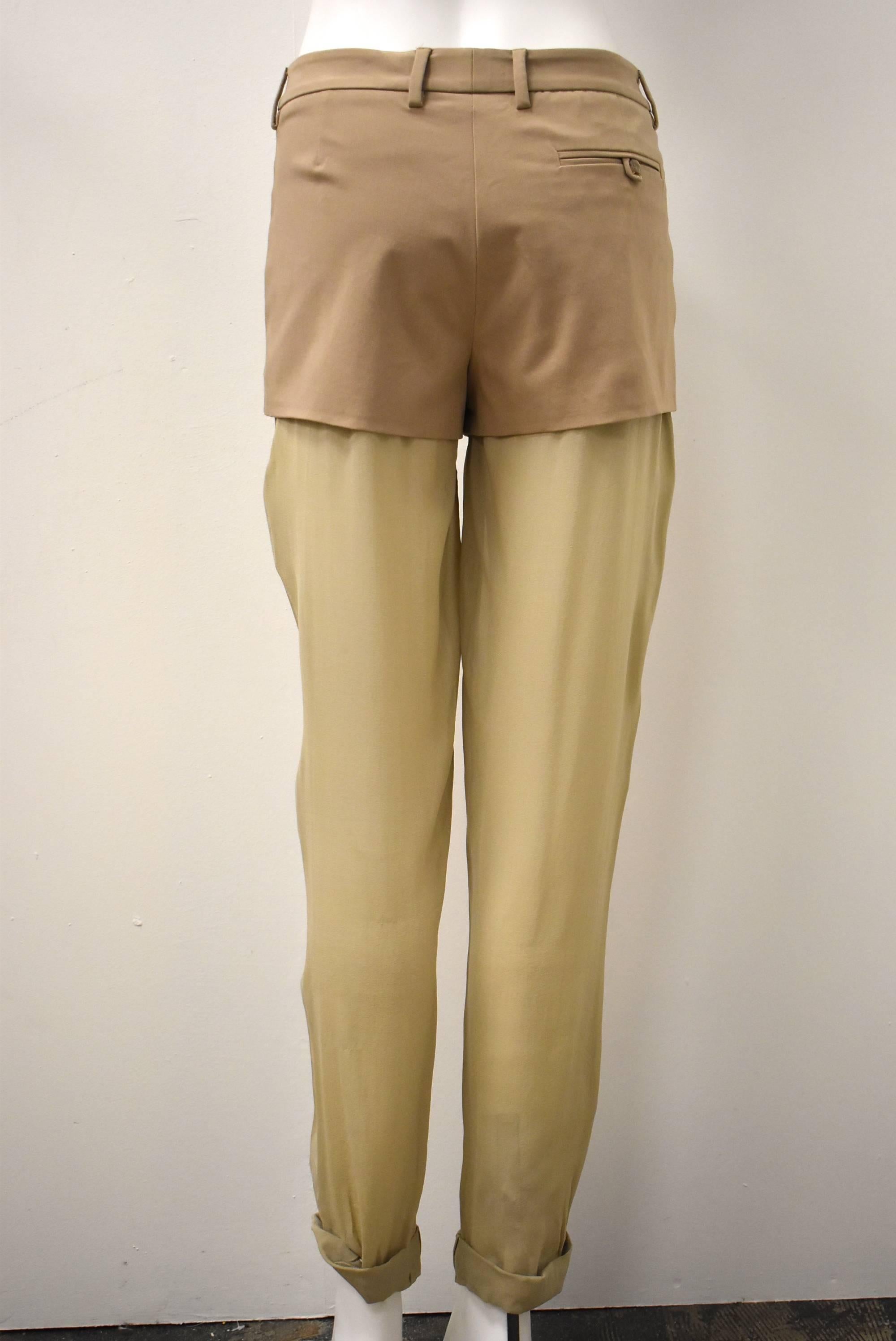 Maison Martin Margiela Trousers/Shorts with Sheer Details In Good Condition In London, GB