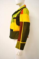 Comme Des Garçons 1996 Kaleidoscope Collection Colour Block Jacket