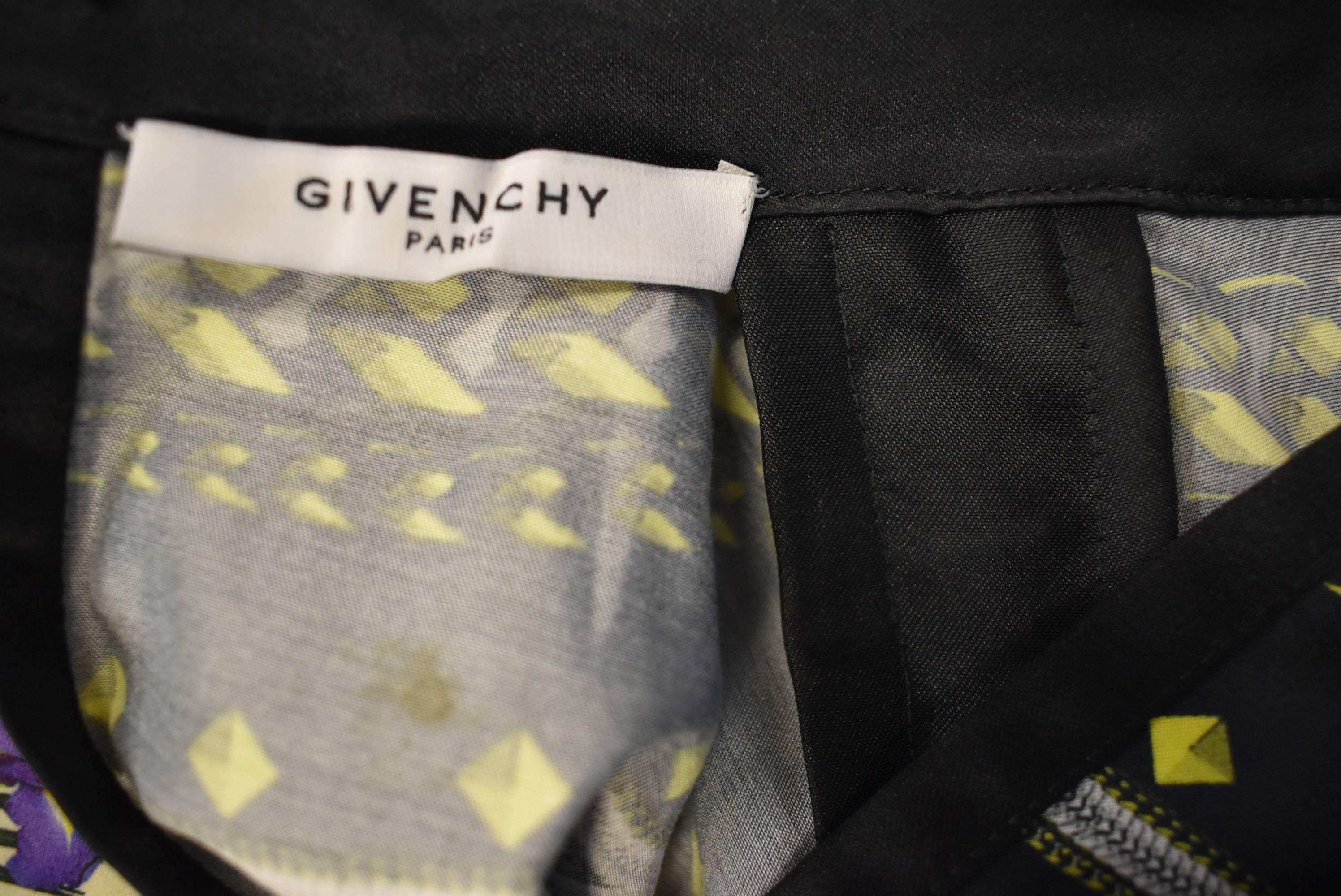 Givenchy A/W 2011 Black Panther Print Top 3