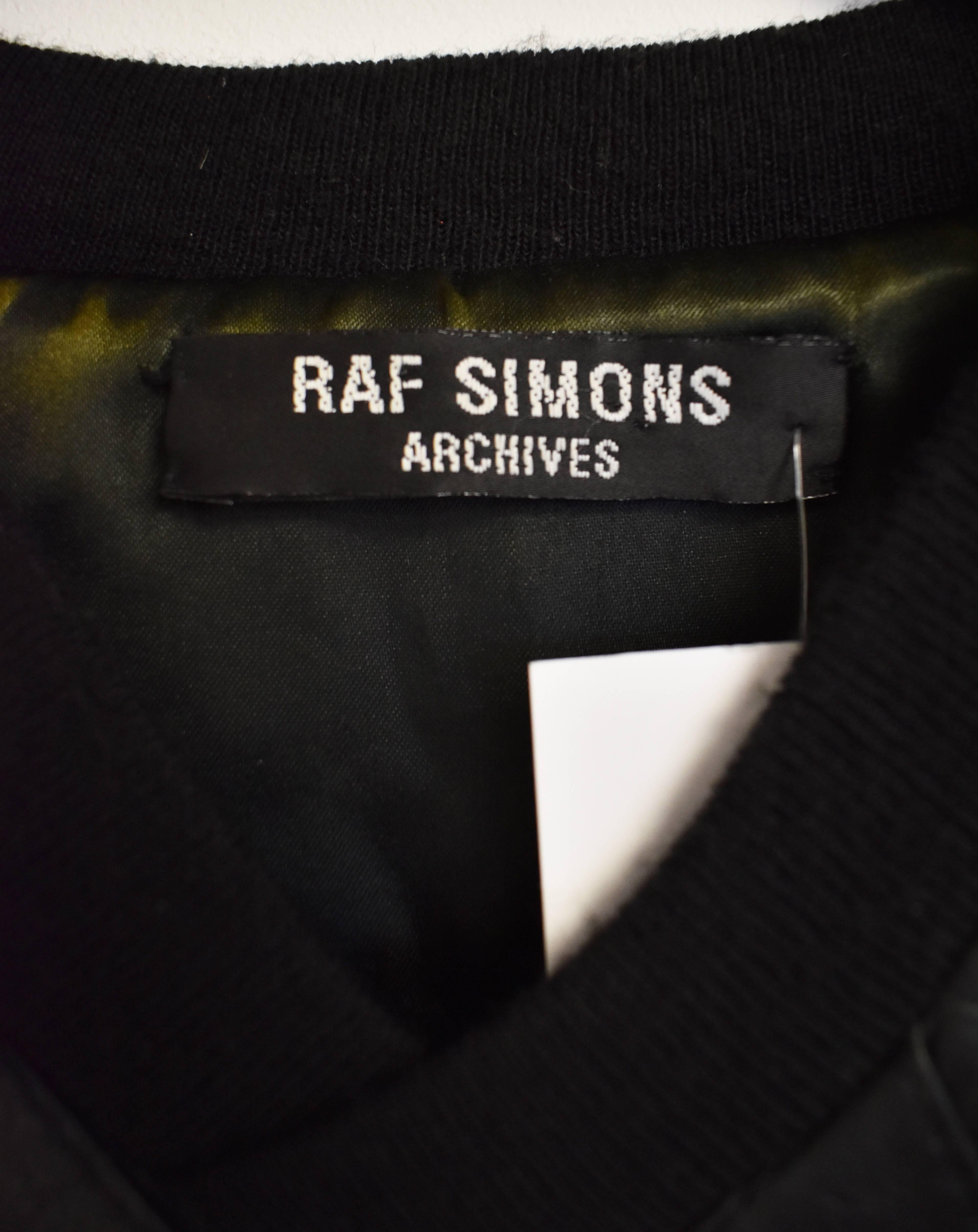 Raf Simons ‘Faux Sweater’ Leather Top 1