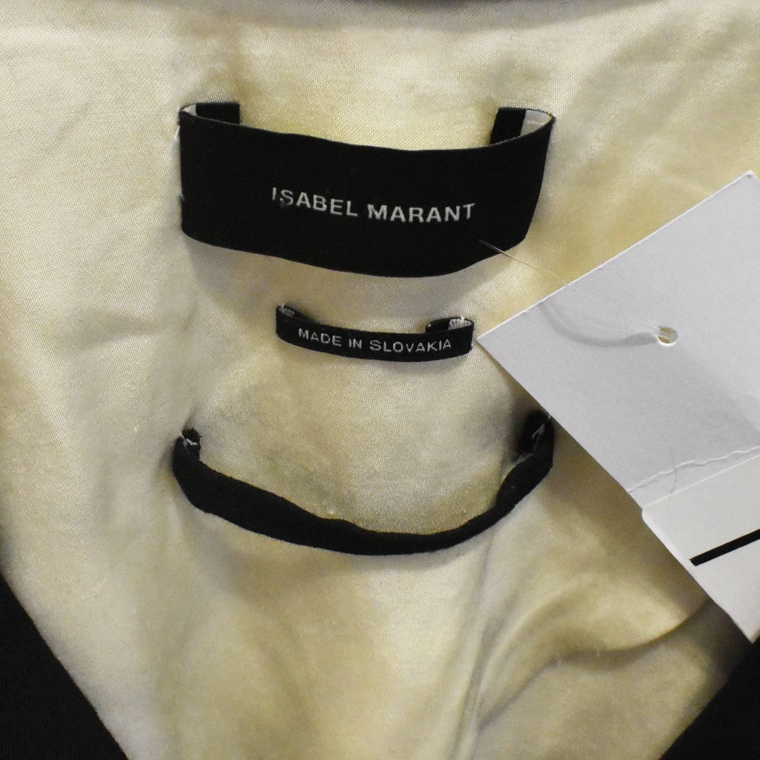 sabel Marant Black Tuxedo Wool and Linen Jumpsuit  2