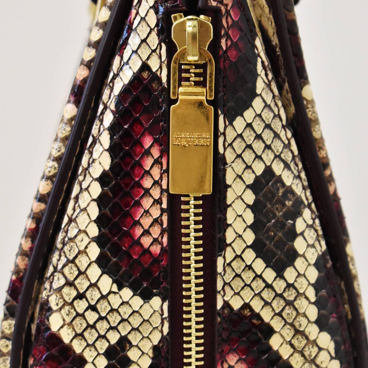 alexander mcqueen snakeskin bag