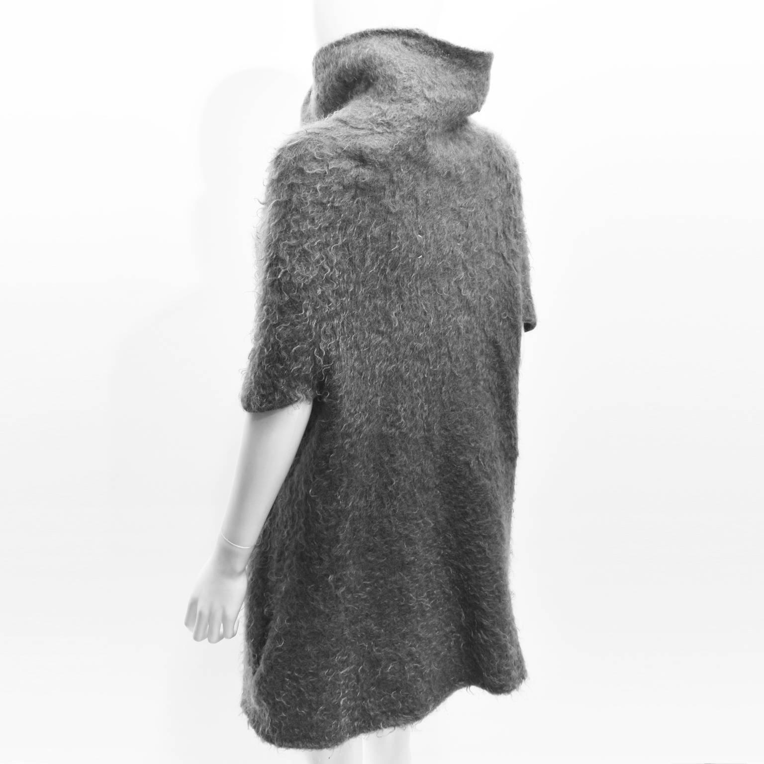 Maison Martin Margiela Grey Mohair Knit  In Excellent Condition For Sale In London, GB