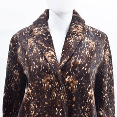 Burberry Prorsum Brown Calf Leather Coat
