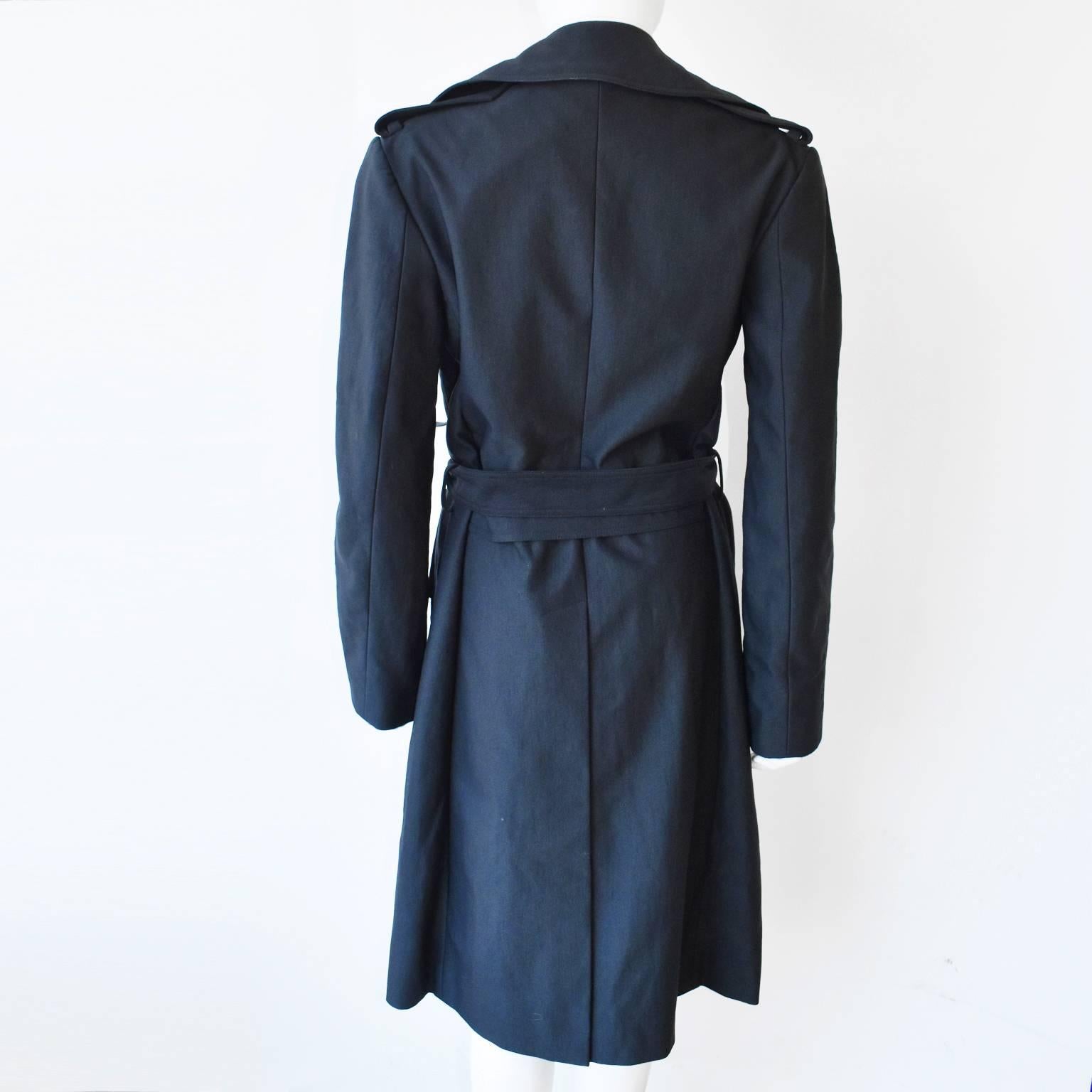 Women's Céline Charcoal Grey Trench Coat For Sale