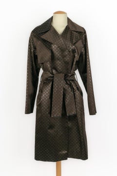 Louis Vuitton monogram trench coat