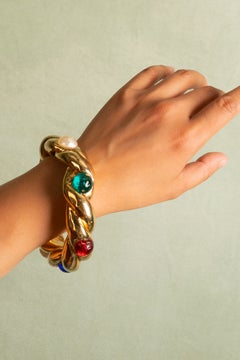 Chanel bracelet 'Cordages dorés' by Karl Lagerfeld Summer 1990