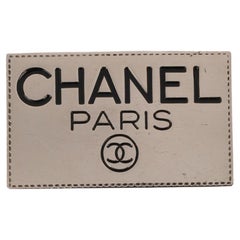 Chanel Silvery Metal Brooch