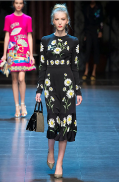 Dolce & Gabbana „Daisies“-Kleid von Domenico Dolce und Stefano Gabbana, Frühjahr 2016